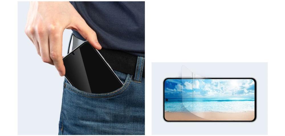 Învelișul special anti-zgârieturi și anti-amprentă a Foliei de protecție Samsung Galaxy A56 5G, menține ecranul telefonului curat și fără urme inestetice.
