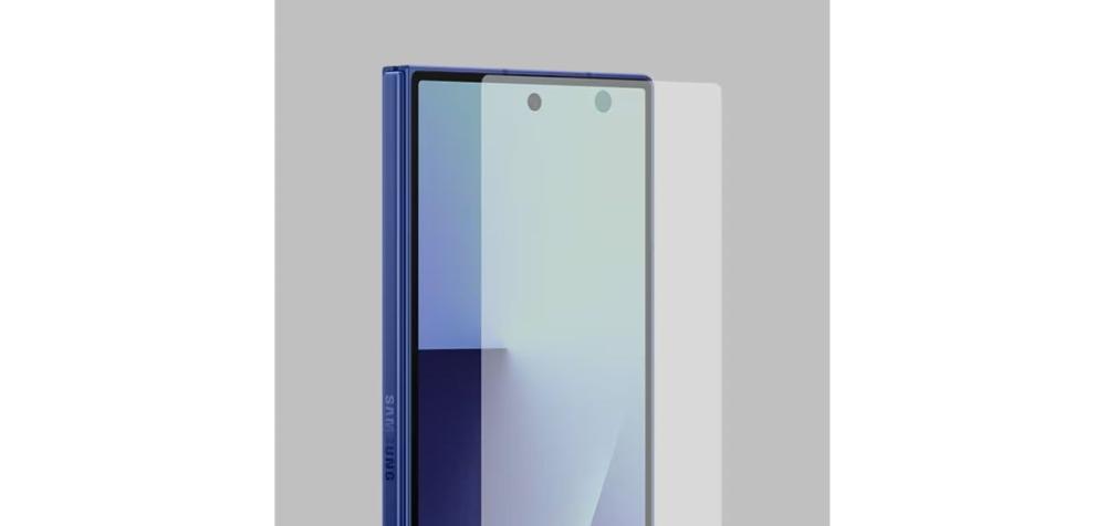 Stratul fin al foliei Samsung Galaxy Z Fold7 apără împotriva prafului, zgârieturilor și amprentelor.