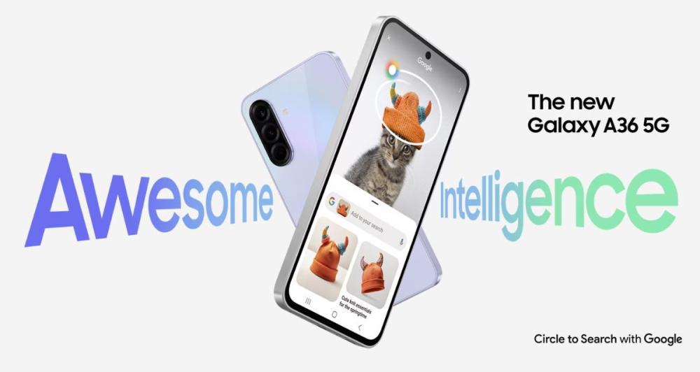 Cu funcția Circle and Find a telefonului Samsung Galaxy A36 5G Enterprise Edition– trasezi rapid un cerc în jurul unui text sau obiect pentru rezultate instantanee și precise.