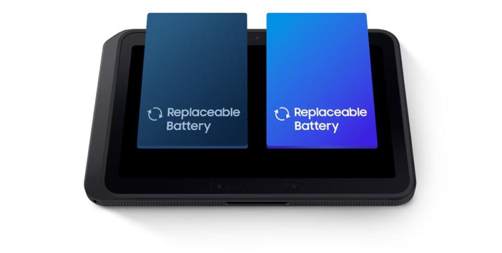  Samsung Galaxy Tab Active5 Pro Enterprise Edition dispune de cele două baterii interschimbabile de 5,050mAh.