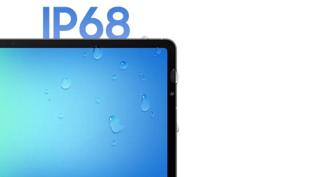 Cu certificare IP68, Galaxy Tab S10 FE Enterprise Edition rezistă la apă și praf.