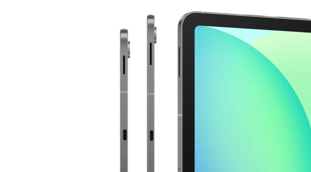 Galaxy Tab S10 FE este subțire (doar 6.0mm grosime) și extrem de ușoară.