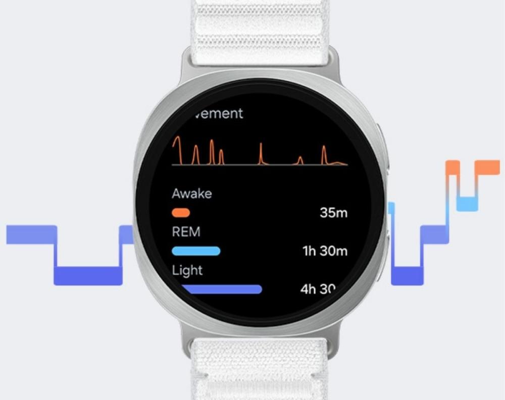 Ceasul Samsung Galaxy Watch8 40mm oferă informații despre ciclurile de somn, consistența, ritmul cardiac.