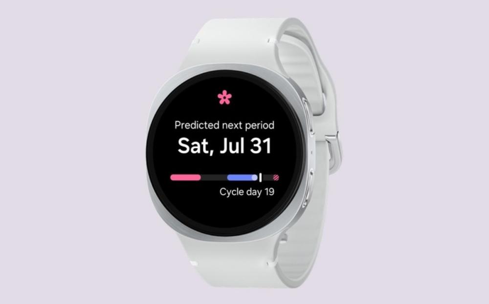 Galaxy Watch8 oferă estimări precise pentru menstruație și ovulație.