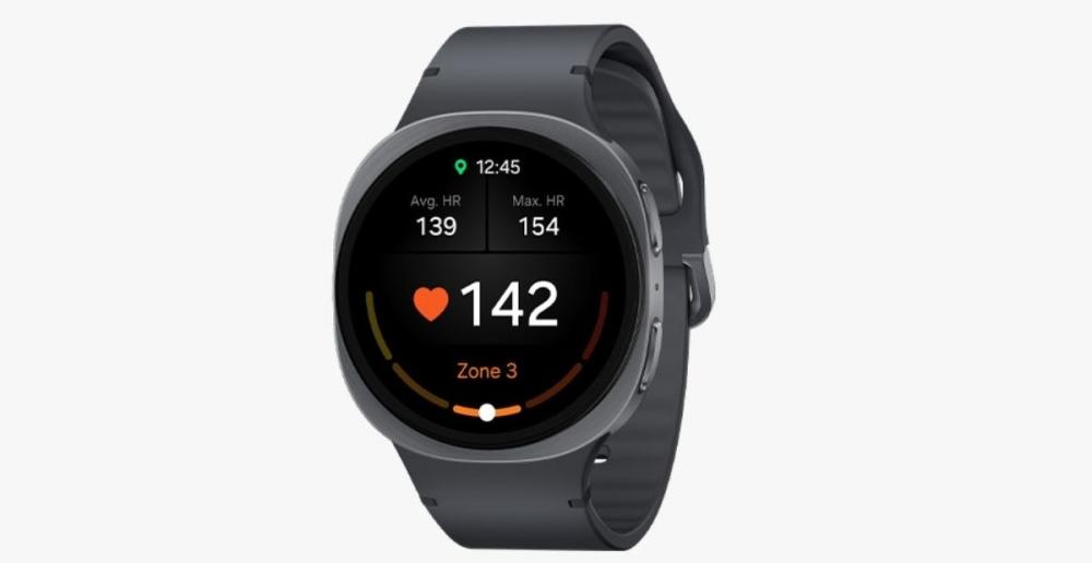 Samsung Galaxy Watch8 44mm monitorizează pulsul în timp real, afișând exact care este ritmul cardiac.