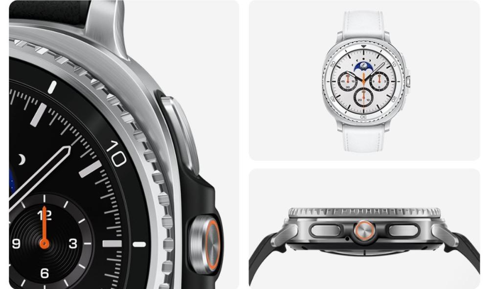 Ceasul Samsung Galaxy Watch8 Classic este disponibil in culorile: Black sau White.