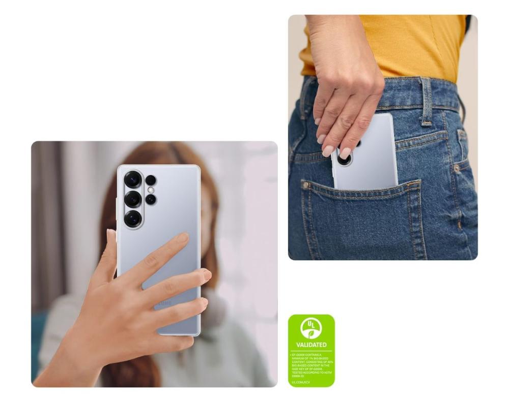 Husa Clear Samsung Galaxy S25 Ultra S938 transparentă și ultra-subțire îți protejează dispozitivul, menținându-i aspectul elegant și modern.