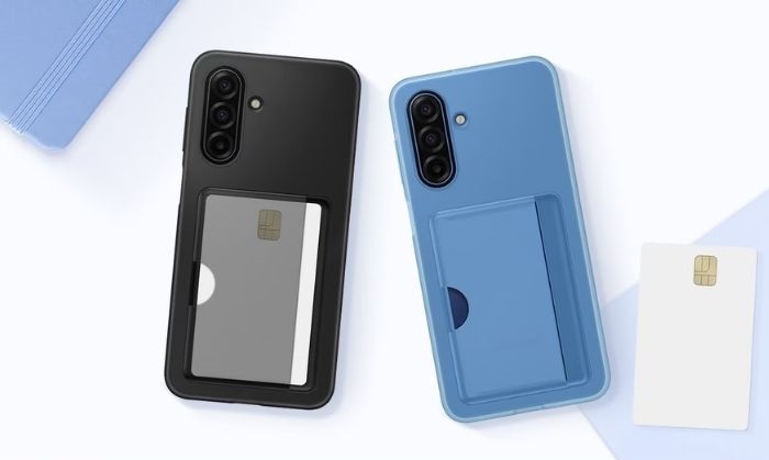 husa card slot pentru telefonul samsung galaxy a17 este subtire, eleganta si practica