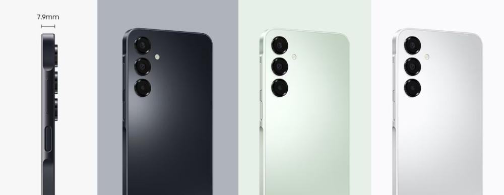 Disponibil în culorile Black, Light Green și Gray, Galaxy A16 impresionează prin stil și ergonomie, având o grosime redusă care îl face ușor de utilizat.