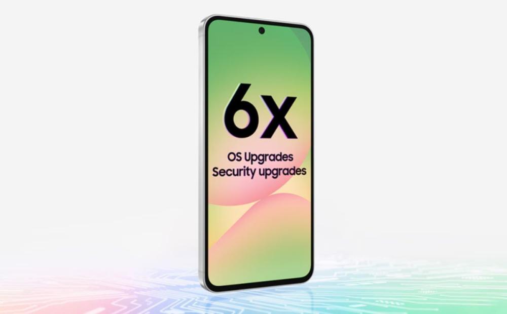 Protejează-ți datele personale și păstrează-ți telefonul în siguranță cu actualizări garantate timp de 6 ani a telefonului Samsung Galaxy A56 5G.