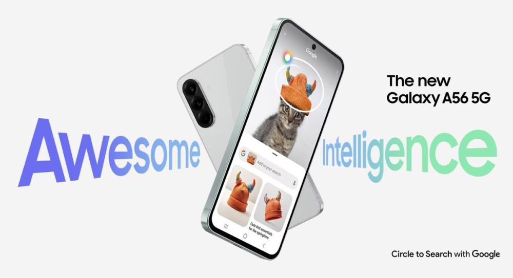 Economisește timp cu Google Circle and Search, funcția care îți permite să cauți rapid informații despre orice obiect sau text afișat pe ecran, printr-un simplu gest de încercuire pe Telefonul Samsung Galaxy A56 5G Dual SIM A566.