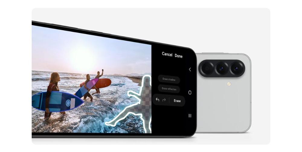 Cu funcția Object Eraser a telefonului Samsung Galaxy A56 5G Dual SIM, în câteva secunde ai fotografii curate, fără elemente nedorite. 