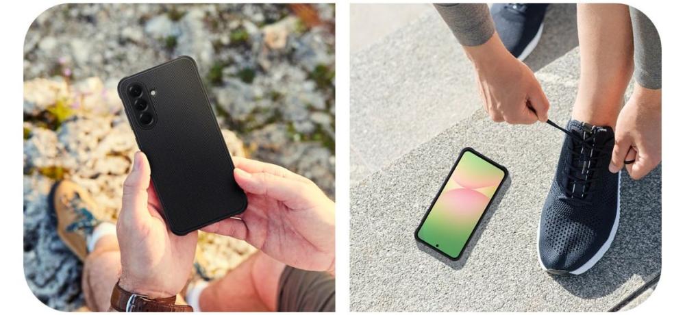 Husa Rugged Samsung Galaxy A56 5G A566 oferă protecție de standard militar, fiind testată riguros împotriva impactului și a deteriorării.
