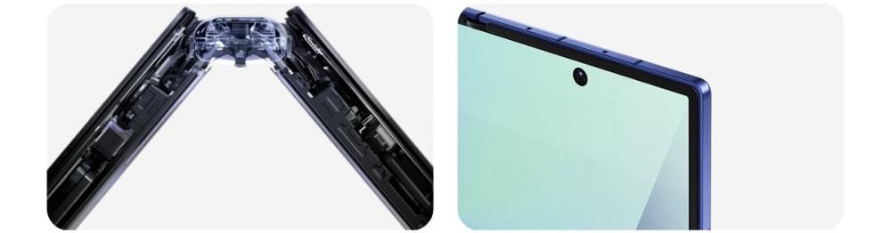 Telefonul Samsung Galaxy Z Fold7 5G este dotat cu o balama inovatoare Armor FlexHinge și un cadru robust din Armor Aluminum.