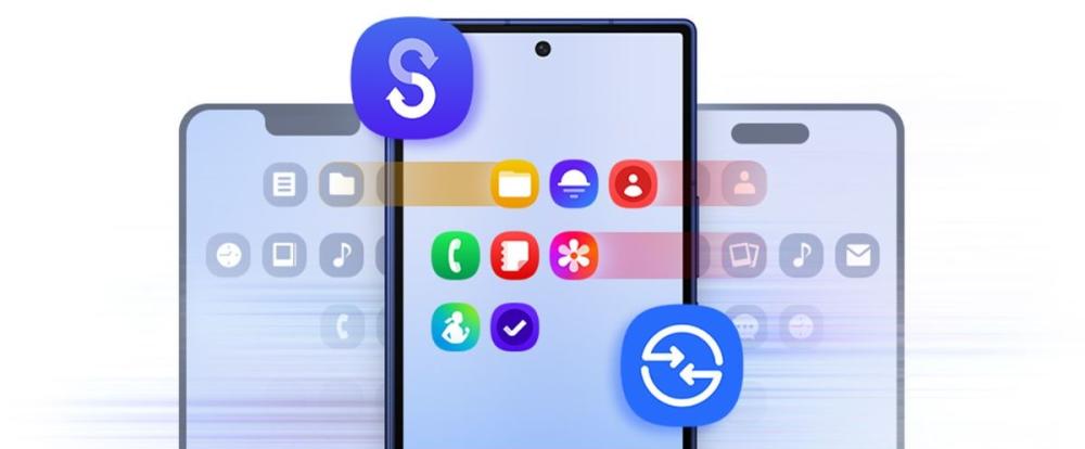 Telefonul Samsung Galaxy Z Fold7 5G dispune de Smart Switch și Quick Share, pentru transfer rapid între fotografii, videoclipuri, contacte și aplicații. 