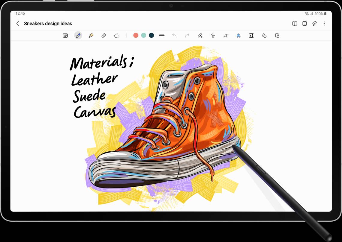 cu aplicatia samsung note notezi tot ce doresti pe tableta samsung galaxy tab s8